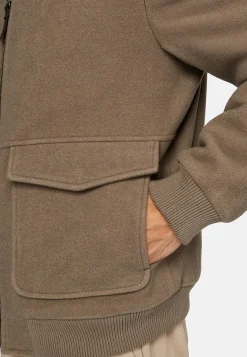 Boggi Milano Bomber En Laine Rembourrée