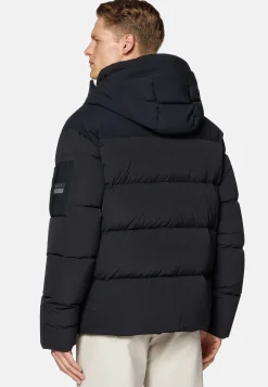 Boggi Milano Bomber En Nylon Recyclé En Plume D'Oie BTech