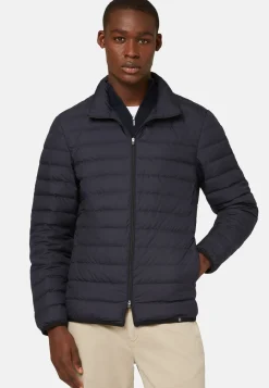 Boggi Milano Bomber En Tissu Recyclé Et Duvet D'Oie