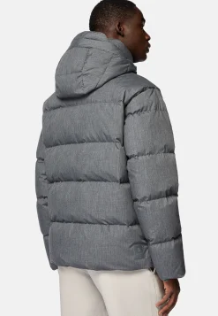 Boggi Milano Bomber En Tissu Technique En Plume D'Oie