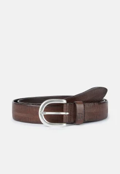 Boggi Milano Ceinture Imprimée En Cuir