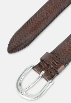 Boggi Milano Ceinture Imprimée En Cuir