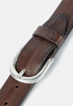 Boggi Milano Ceinture Imprimée En Cuir