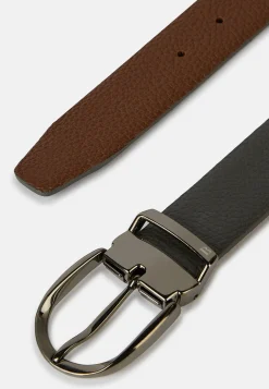 Boggi Milano Ceinture Réversible En Cuir Foulonné