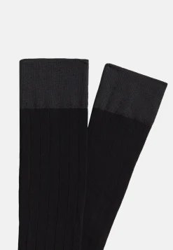 Boggi Milano Chaussettes À Côtes En Fil Performance