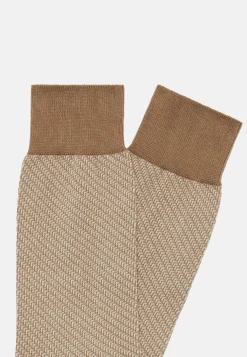 Boggi Milano Chaussettes Micro Motif En Coton Biologique