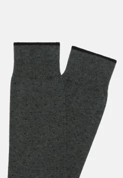 Boggi Milano Chaussettes Motif Tête D'Épingle En Coton Bio