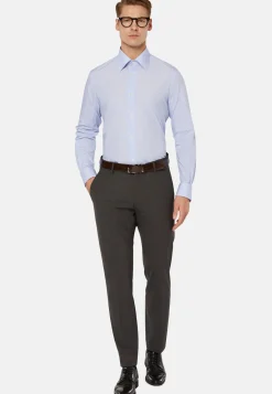 Boggi Milano Chemise À Rayures En Coton Regular Fit