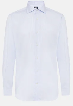 Boggi Milano Chemise À Rayures En Coton Dobby Regular Fit