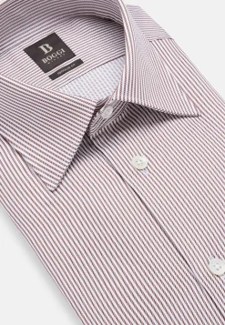 Boggi Milano Chemise À Rayures En Coton Regular Fit