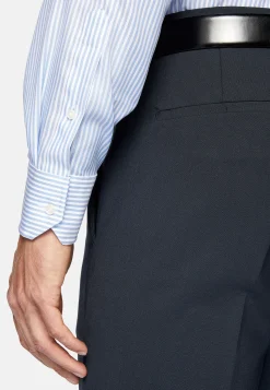 Boggi Milano Chemise À Rayures En Sergé De Coton Regular Fit