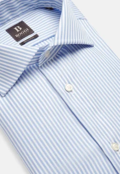 Boggi Milano Chemise À Rayures En Sergé De Coton Regular Fit
