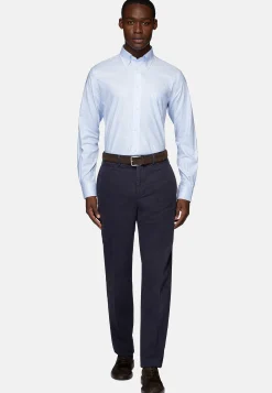 Boggi Milano Chemise À Rayures En Sergé De Coton Regular Fit