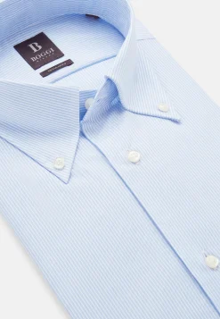 Boggi Milano Chemise À Rayures En Sergé De Coton Regular Fit
