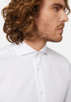 Boggi Milano Chemise he En Coton Nylon Extensible Slim