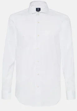 Boggi Milano Chemise he En Coton Nylon Extensible Slim