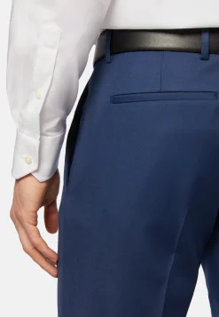 Boggi Milano Chemise Blanche Pin Point En Coton Regular Fit