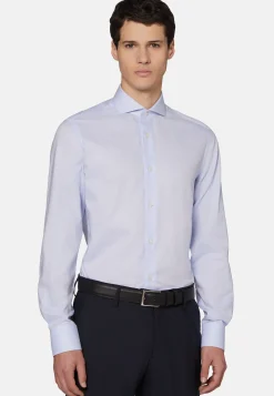 Boggi Milano Chemise En Coton Dobby Slim Fit