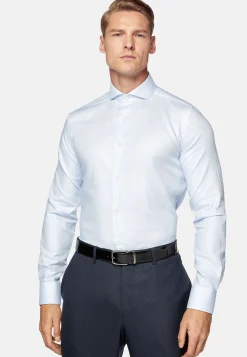Boggi Milano Chemise En Coton Dobby Regular Fit
