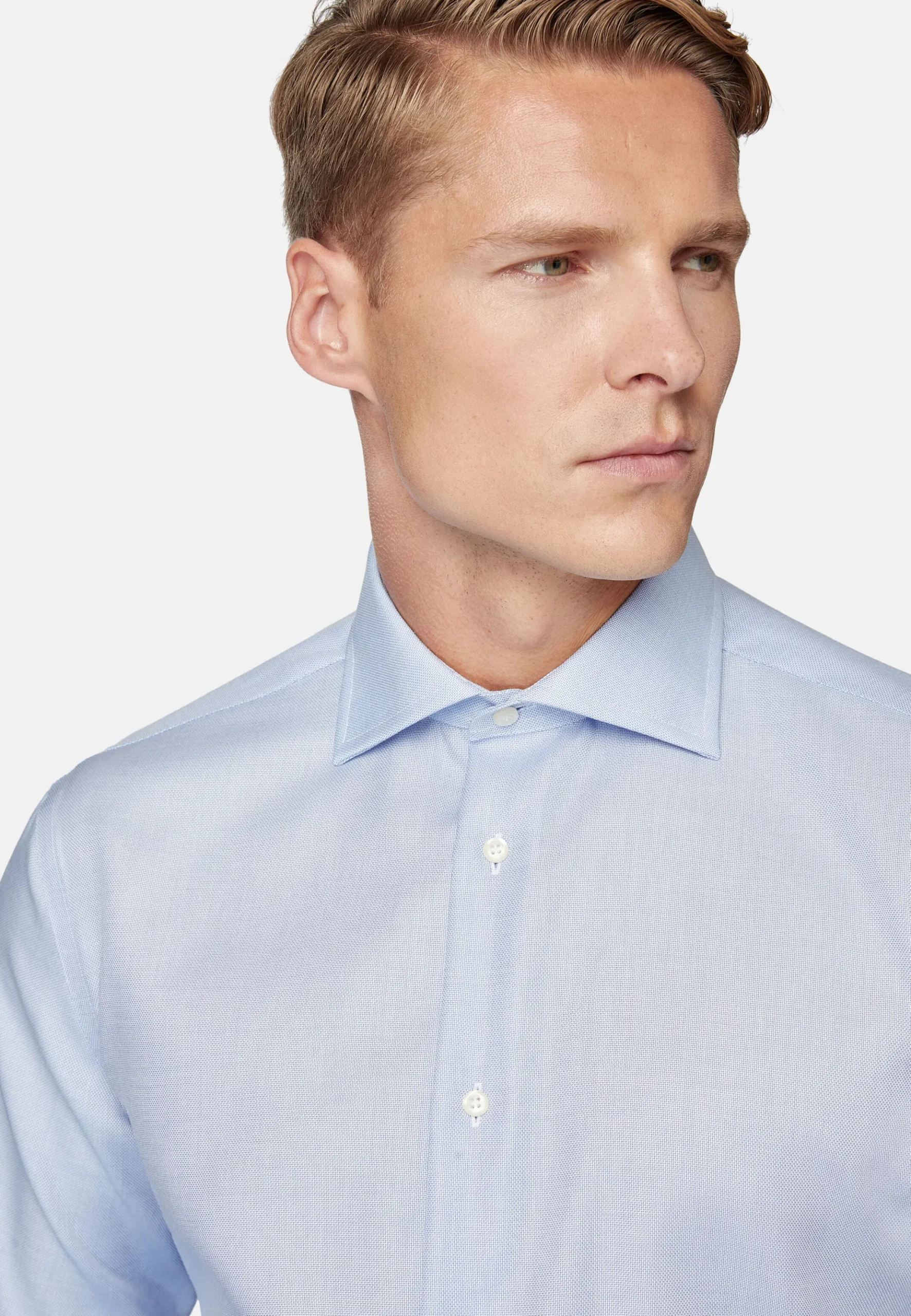 Boggi Milano Chemise En Coton Dobby Regular Fit