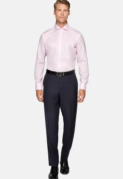 Boggi Milano Chemise En Coton Dobby Regular Fit