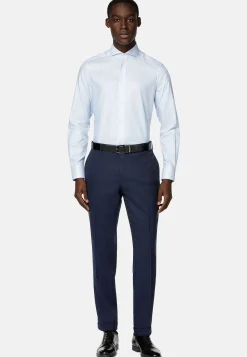 Boggi Milano Chemise En Coton Dobby Slim Fit