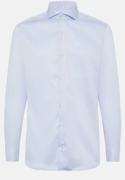 Boggi Milano Chemise En Coton Dobby Slim Fit