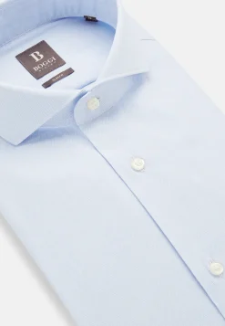 Boggi Milano Chemise En Coton Dobby Slim Fit