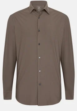 Boggi Milano Chemise En Nylon Extensible Slim Fit
