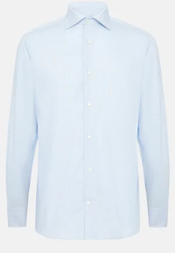 Boggi Milano Chemise En Sergé De Coton Slim Fit