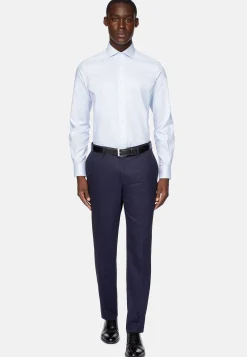 Boggi Milano Chemise En Sergé De Coton Regular Fit