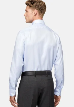 Boggi Milano Chemise En Sergé De Coton Regular Fit