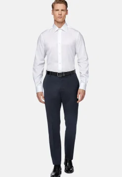 Boggi Milano Chemise En Sergé De Coton Regular Fit