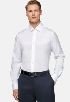 Boggi Milano Chemise En Sergé De Coton Regular Fit