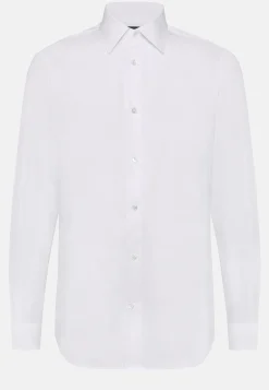 Boggi Milano Chemise En Sergé De Coton Regular Fit