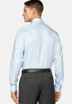 Boggi Milano Chemise En Sergé De Coton Slim Fit