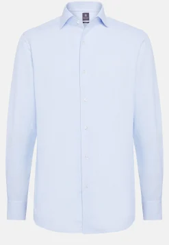 Boggi Milano Chemise Nid D'Abeille En Coton Regular Fit