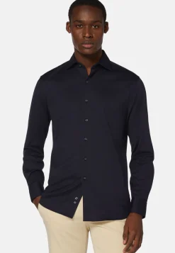 Boggi Milano Chemise Polo En Jersey De Coton Coupe Regular