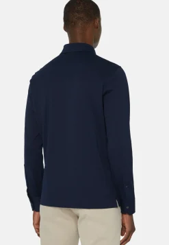Boggi Milano Chemise Polo En Piqué Fil D'Écosse Coupe Slim