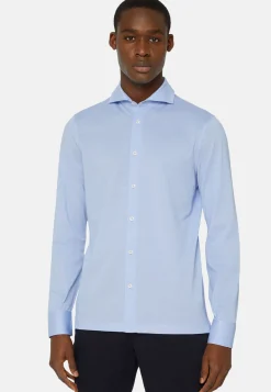Boggi Milano Chemise Polo En Piqué Fil D'Écosse Coupe Slim