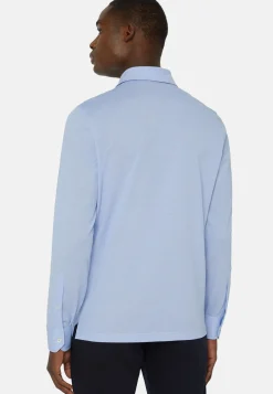 Boggi Milano Chemise Polo En Piqué Fil D'Écosse Coupe Slim