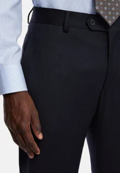 Boggi Milano Costume À Micro Chevrons En Laine Extensible