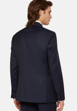 Boggi Milano Costume À Micromotif En Pure Laine