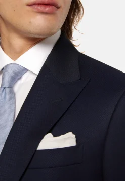 Boggi Milano Costume À Micromotif En Pure Laine