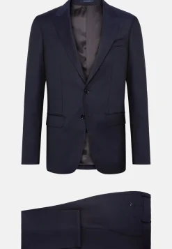 Boggi Milano Costume À Micromotif En Pure Laine