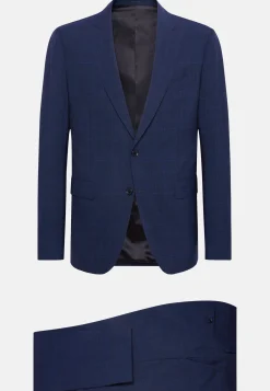 Boggi Milano Costume Prince-De-Galles En Laine Super 130