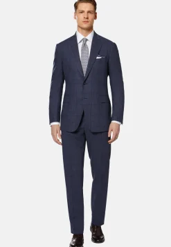 Boggi Milano Costume Prince-De-Galles En Pure Laine