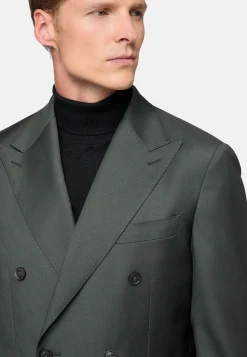 Boggi Milano Costume Croisé En Pure Laine