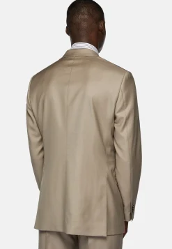 Boggi Milano Costume Gris Tourterelle En Pure Laine