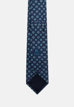 Boggi Milano Cravate Motif Floral En Soie